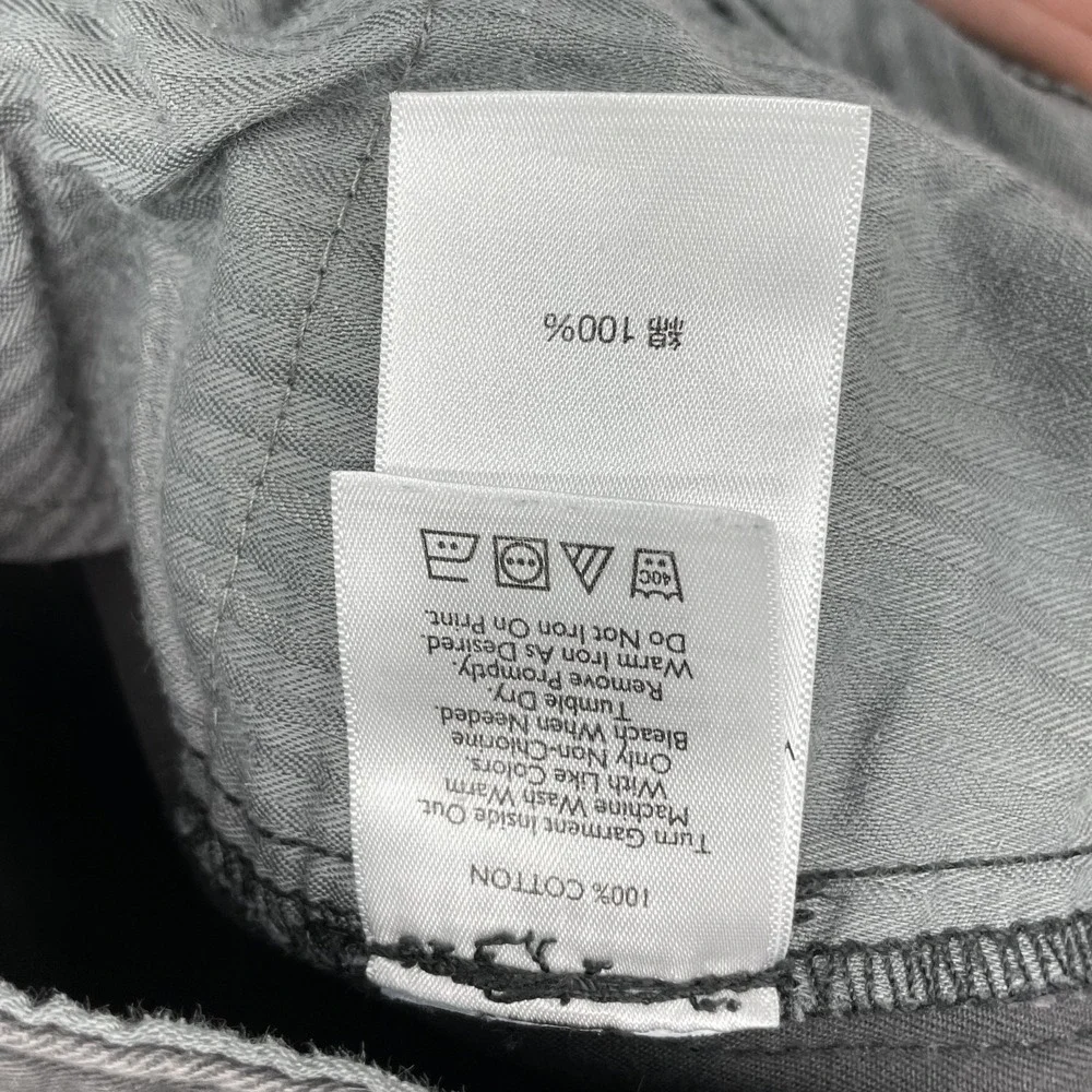 Eddie Bauer Capri Pants Women 8 Gray Baggy Gorpcore Hike Academia Y2k Preppy 90s